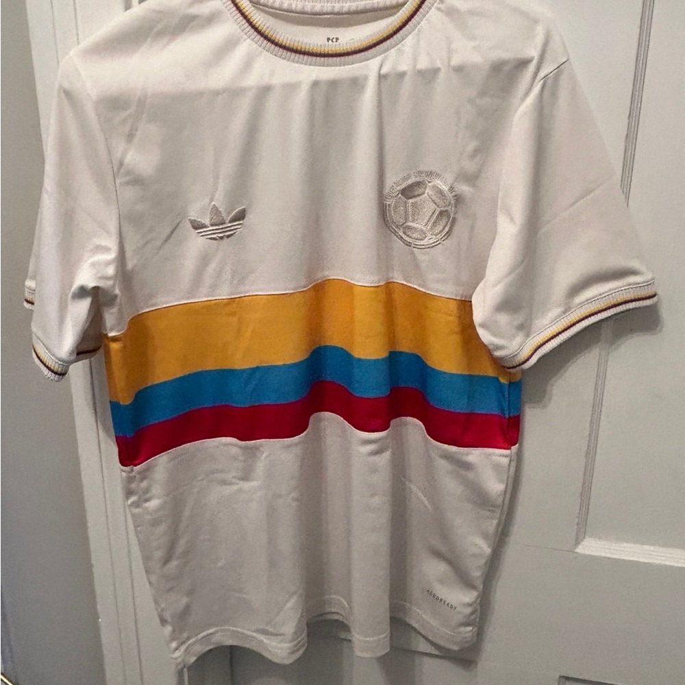 RARE Adidas 100th Anniversary Soccer Jersey L